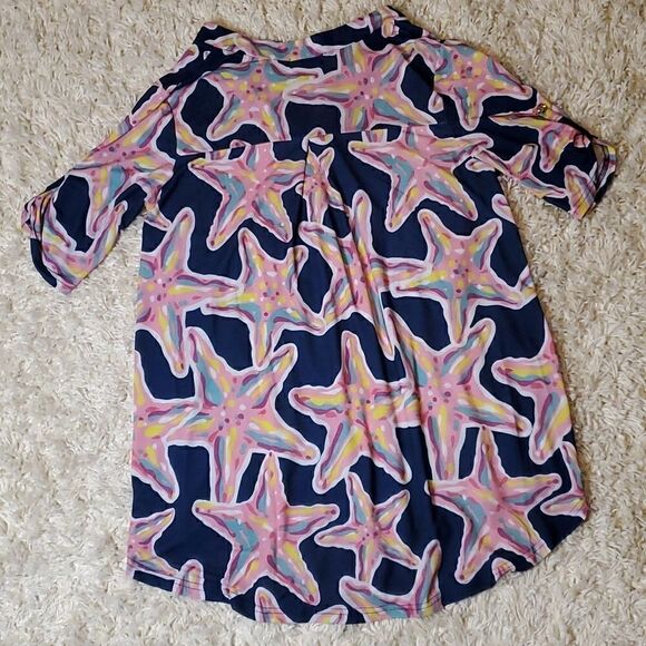 SIMPLY SOUTHERN Starfish Tunic Blouse - Picture 5 of 7